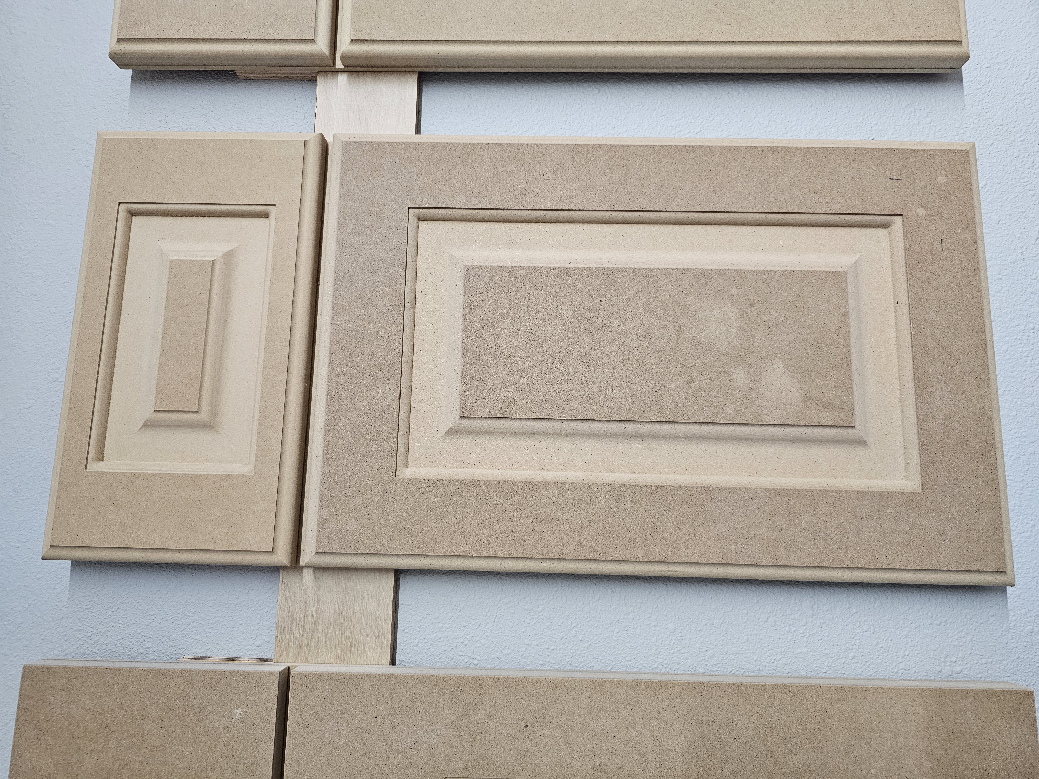 Paint grade ogee raised panel cabinet door profile with door edge