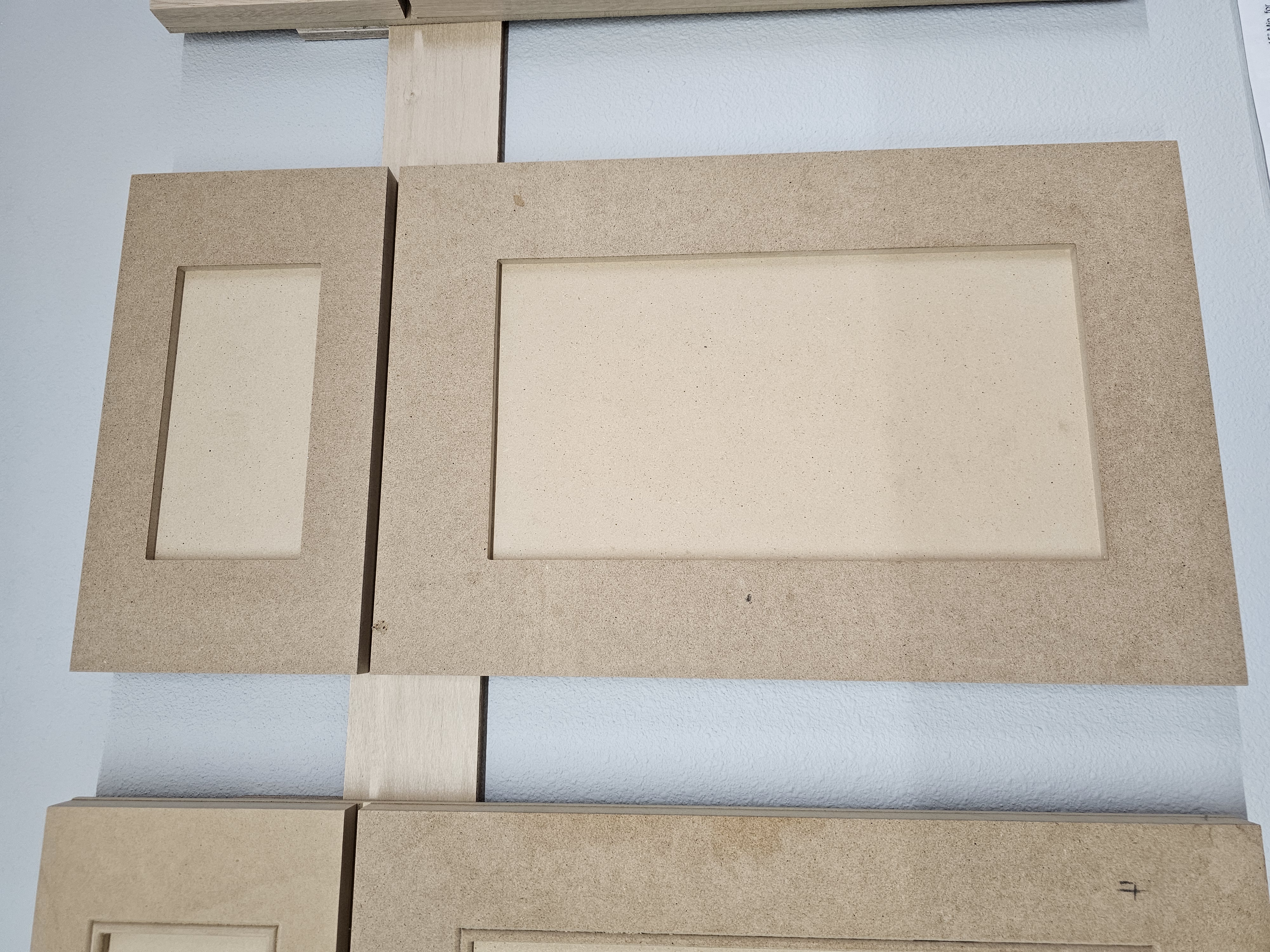 Paint grade shaker cabinet door profile