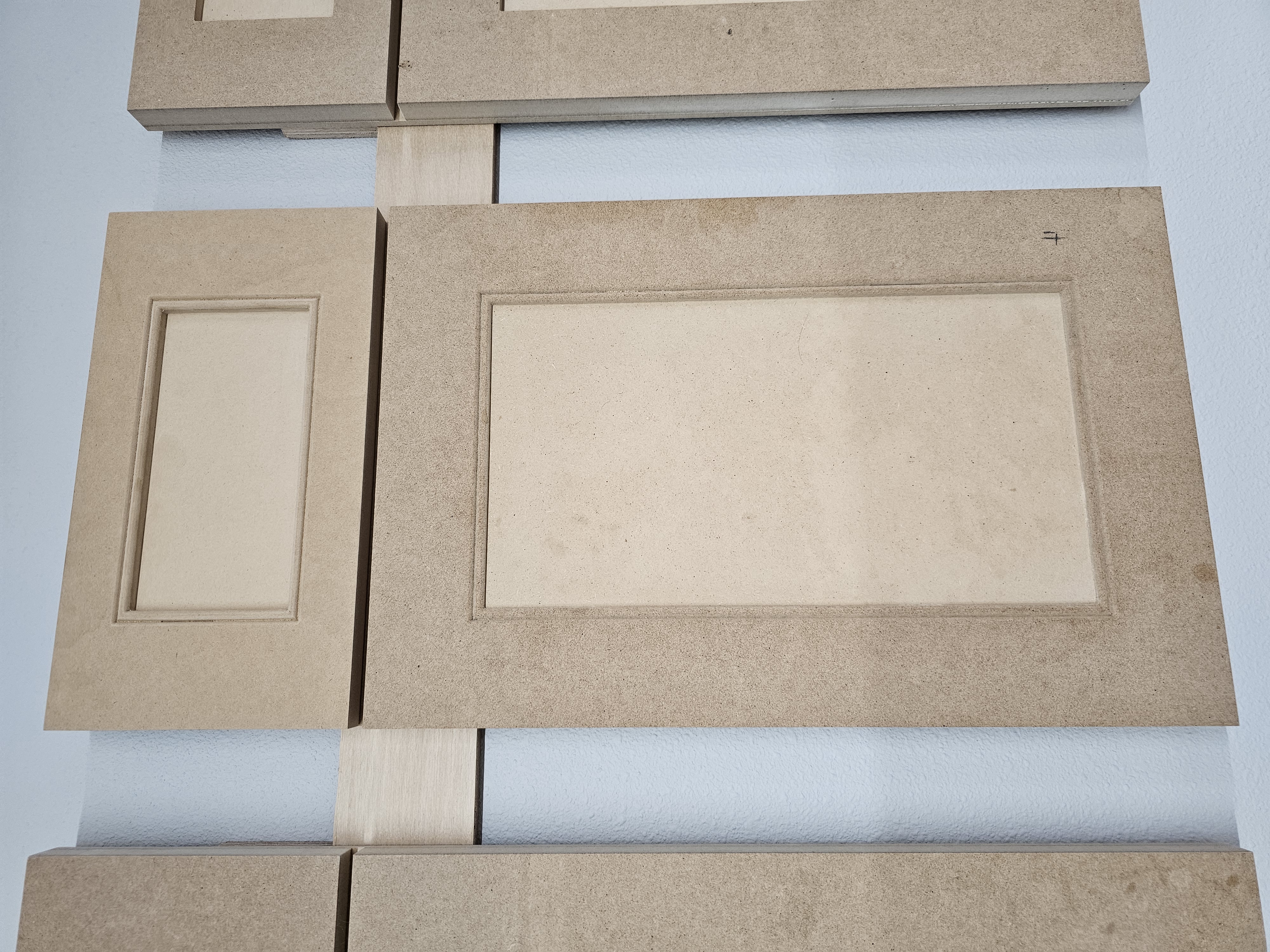 Paint grade shaker cabinet door profile with bead